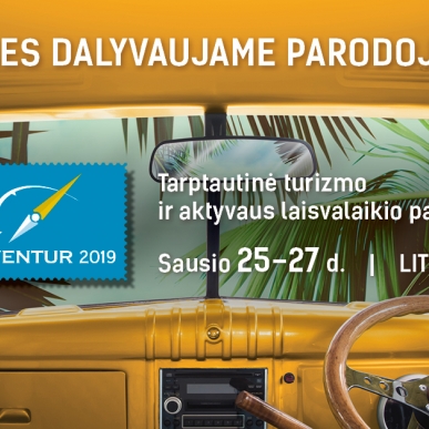 Mes dalyvaujame parodoje Adventur 2019 !