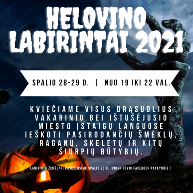 Helovino labirintai 2021