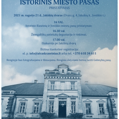 Projektas „Įtraukiantis paveldas: istorinis miesto pasas“