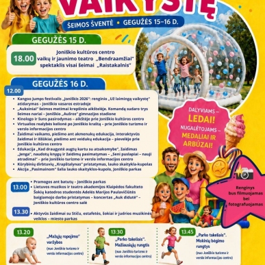 Už laimingą vaikystę!